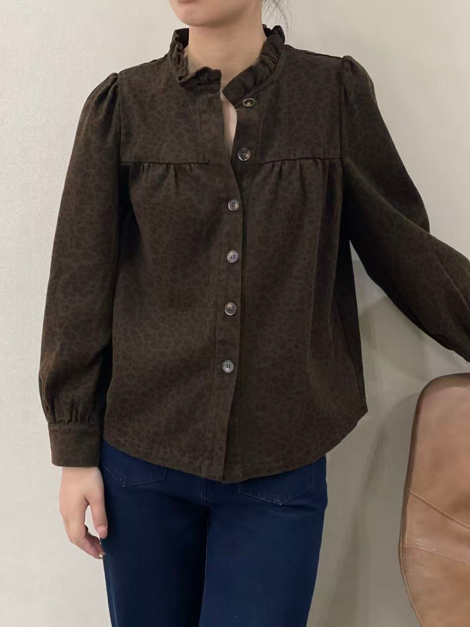 Veronica Leopard Shirt Jacket