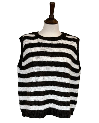 Violet Stripe Tank Top