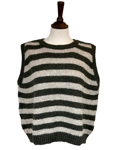 Violet Stripe Tank Top