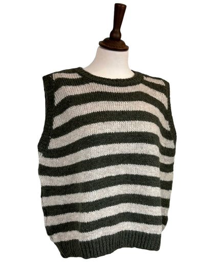 Violet Stripe Tank Top