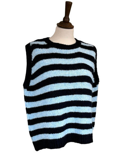 Violet Stripe Tank Top