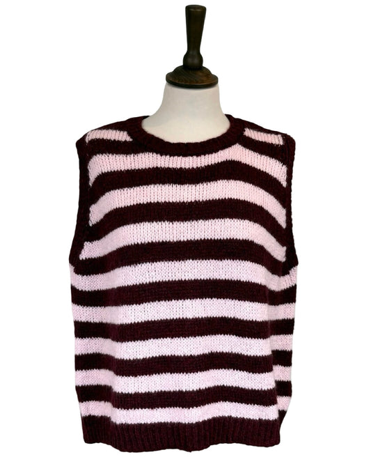 Violet Stripe Tank Top