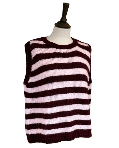 Violet Stripe Tank Top