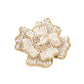 White Large Flower Brooch