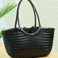 Woven Leather Handbag