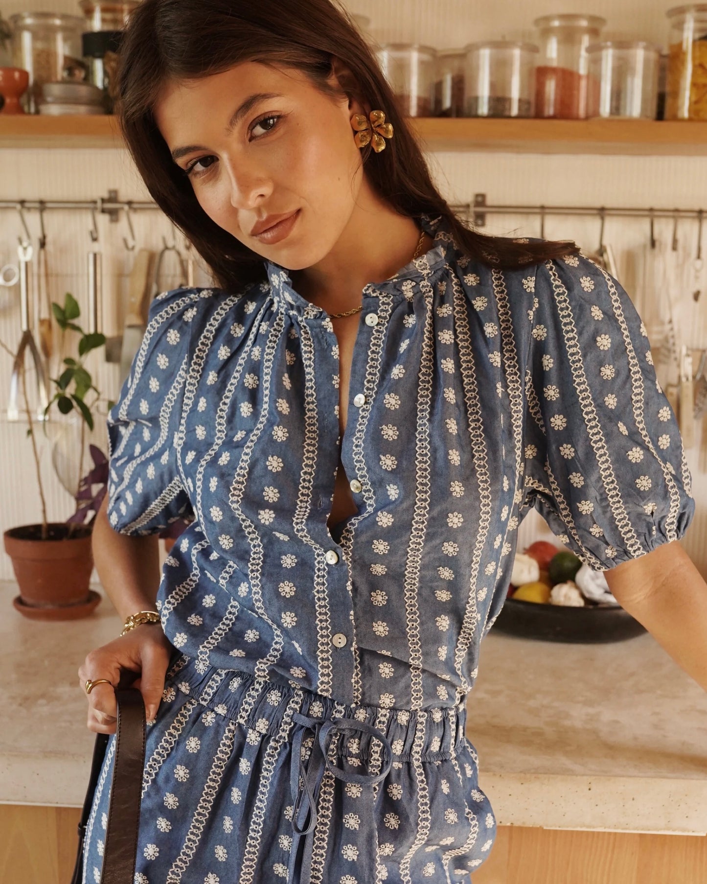 Cecilia Embroidered Blouse