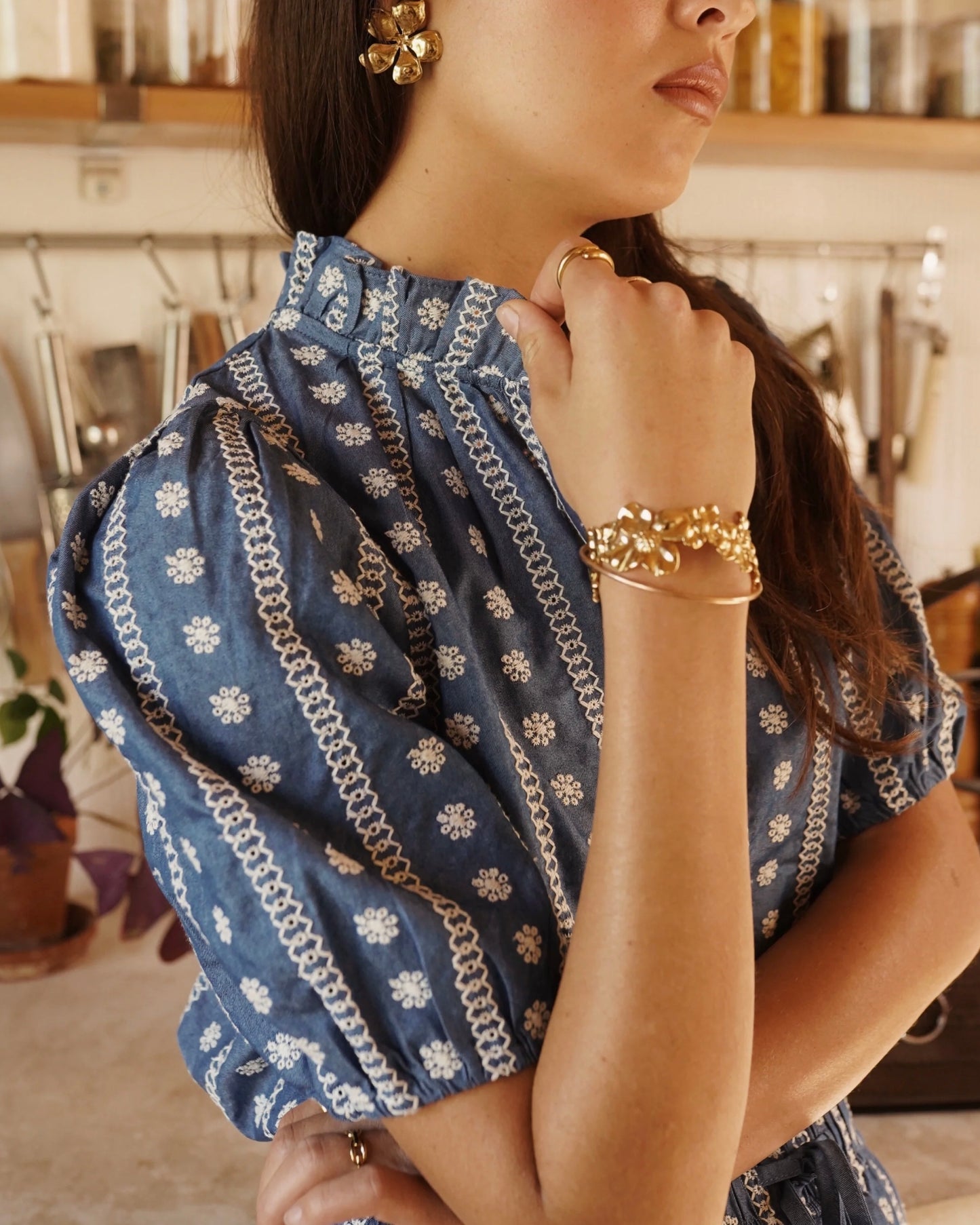 Cecilia Embroidered Blouse