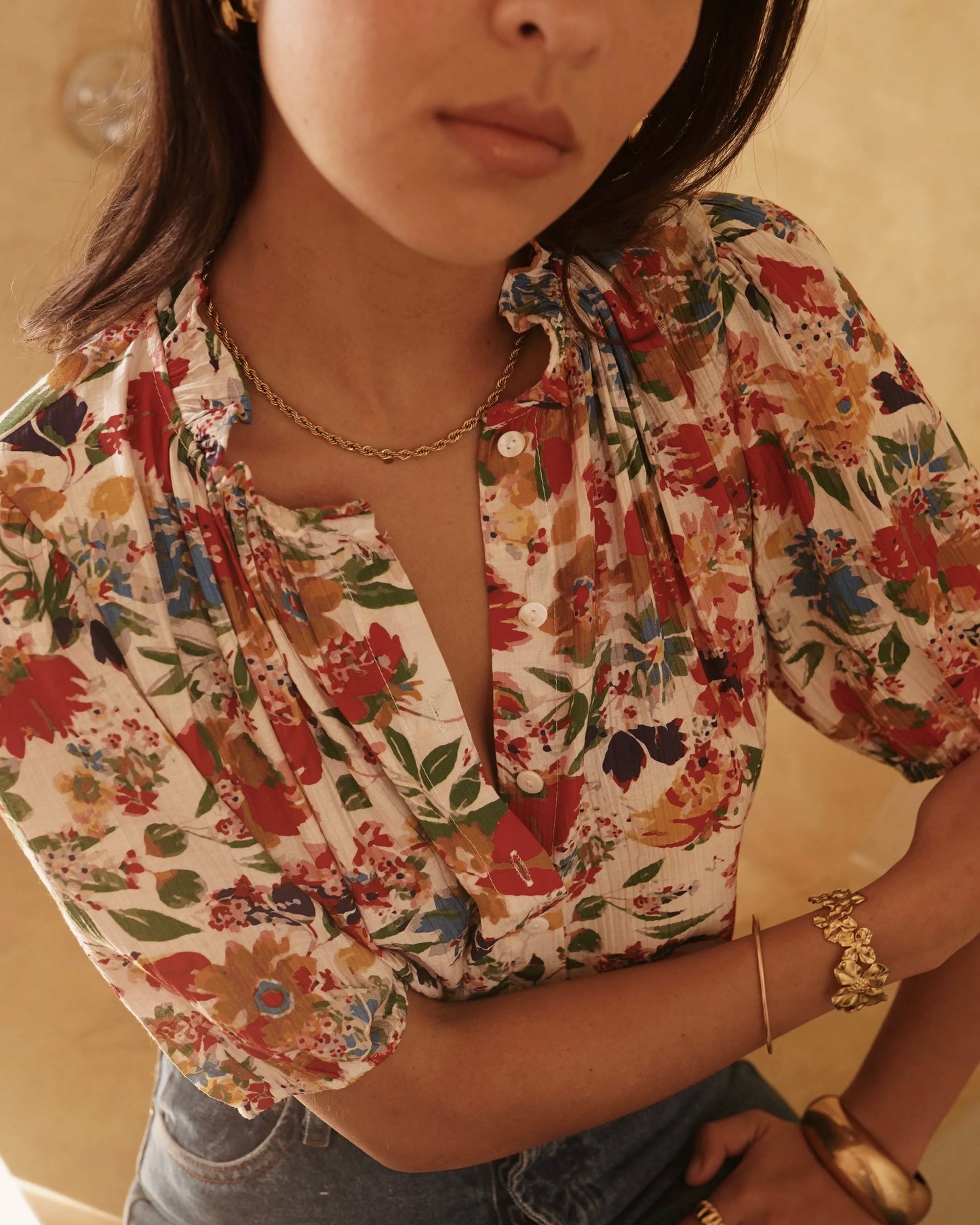 Solanje Floral Blouse