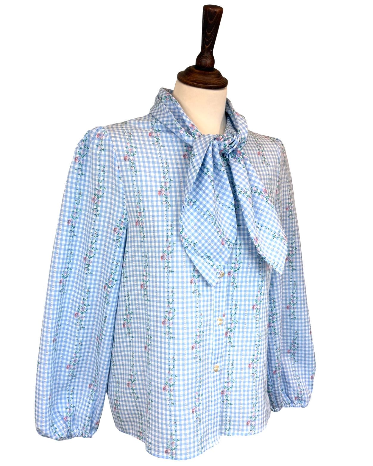 Raya Tie Collar Blouse