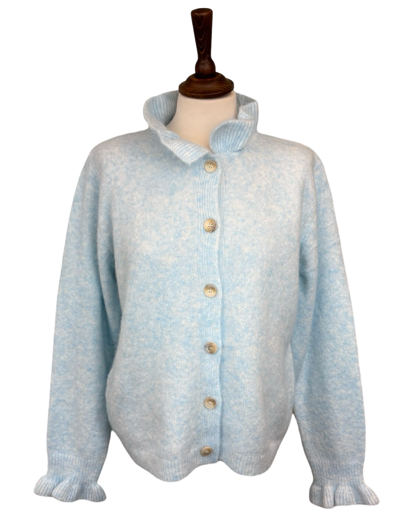 Veronica Frill Collar Cardigan