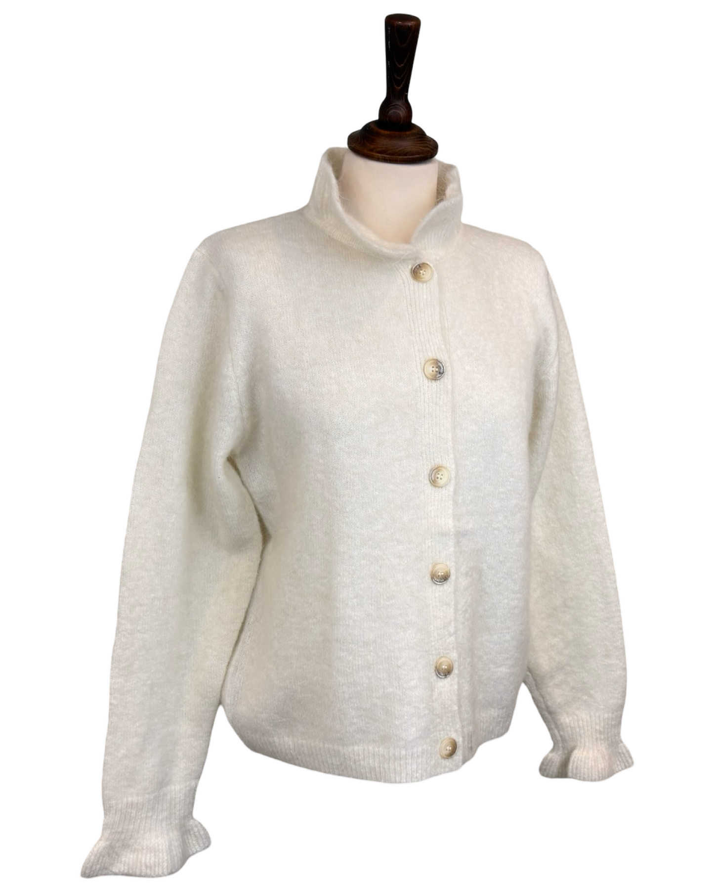 Veronica Frill Collar Cardigan