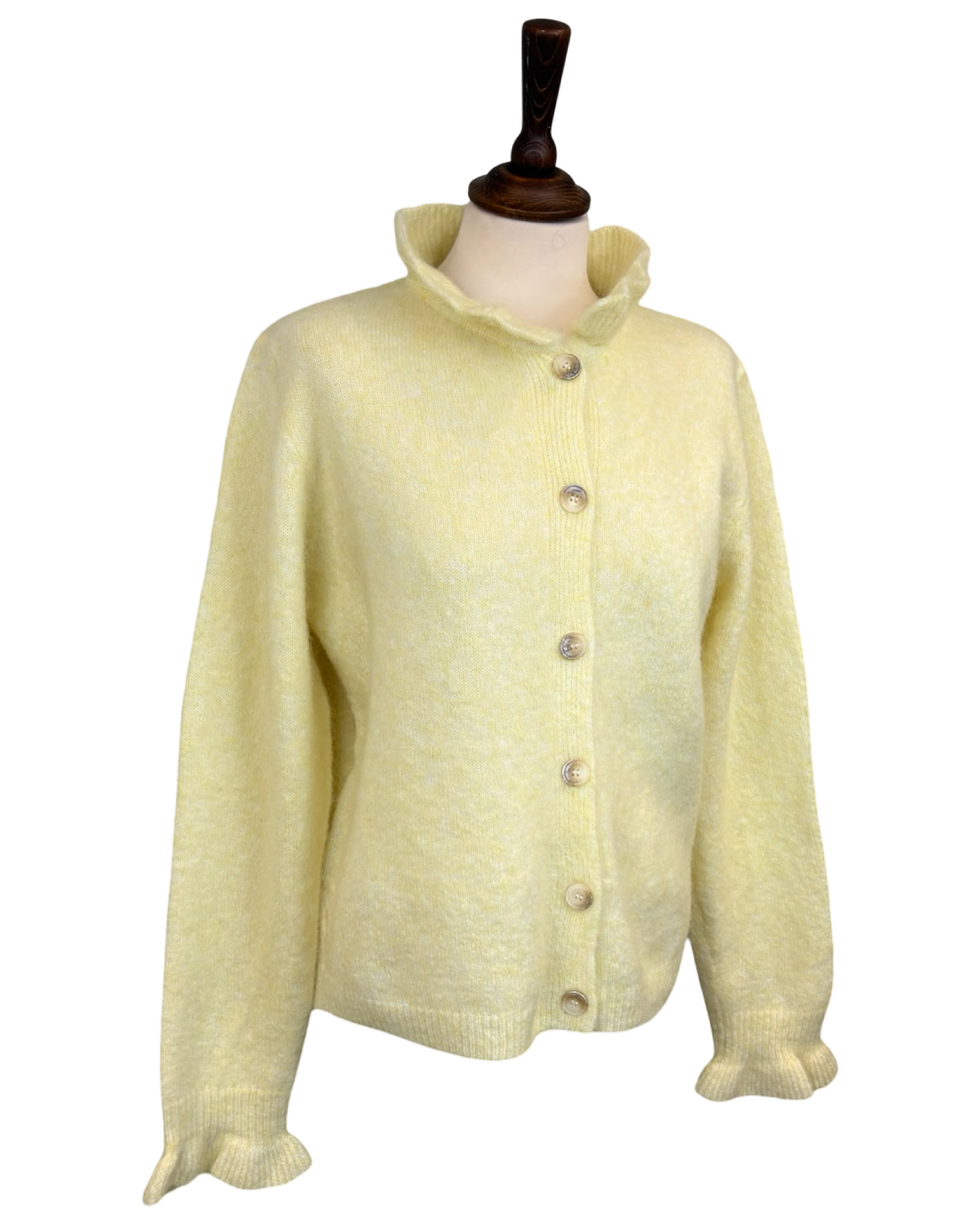 Veronica Frill Collar Cardigan