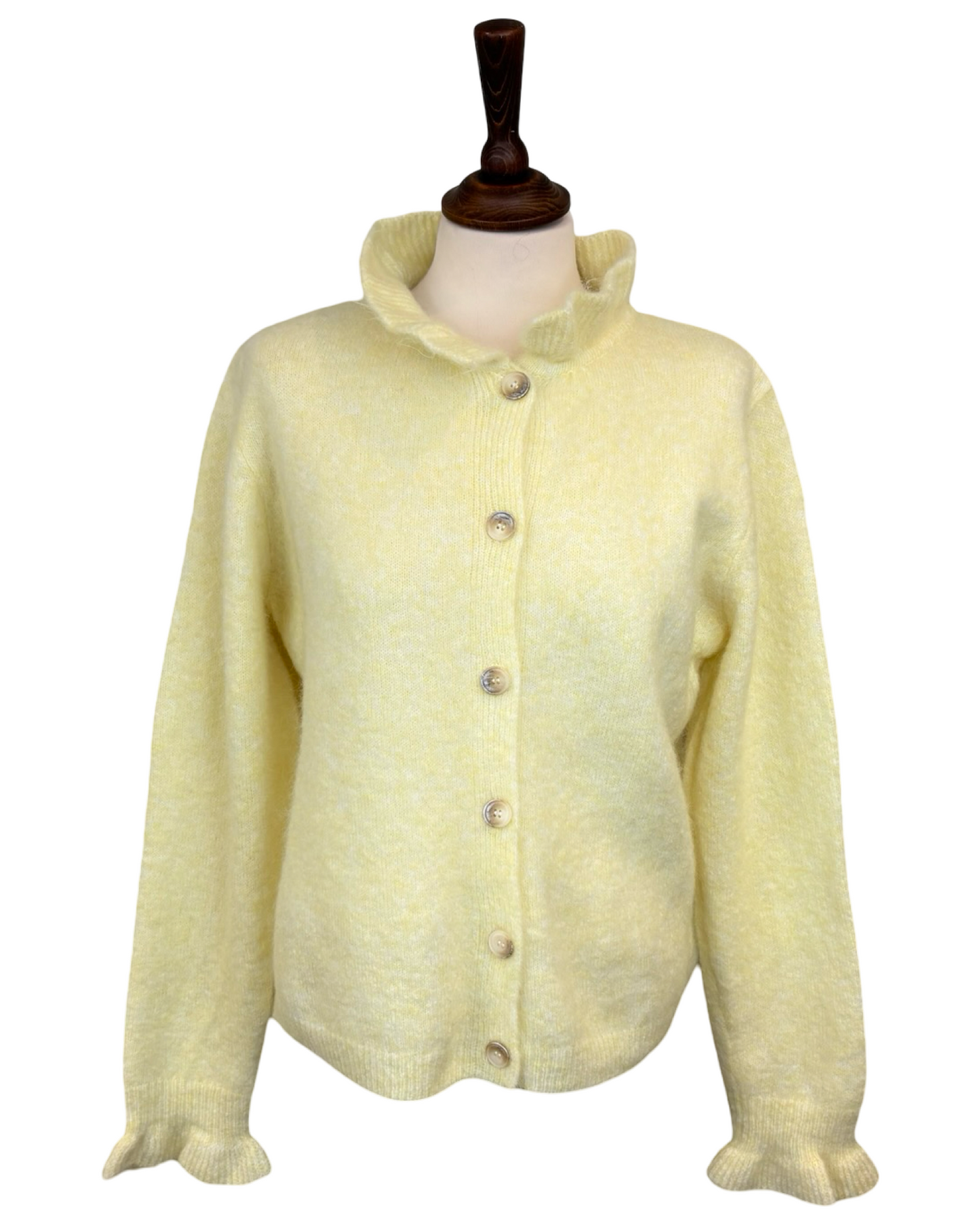 Veronica Frill Collar Cardigan