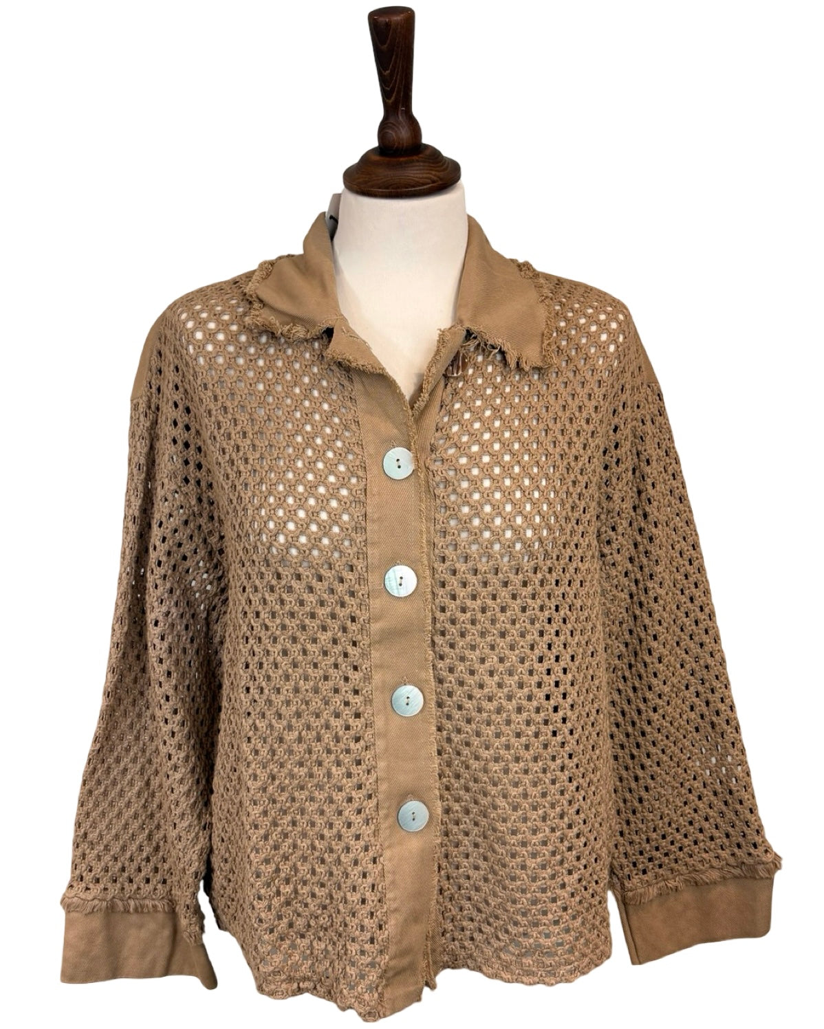 Marina Open Knit Jacket