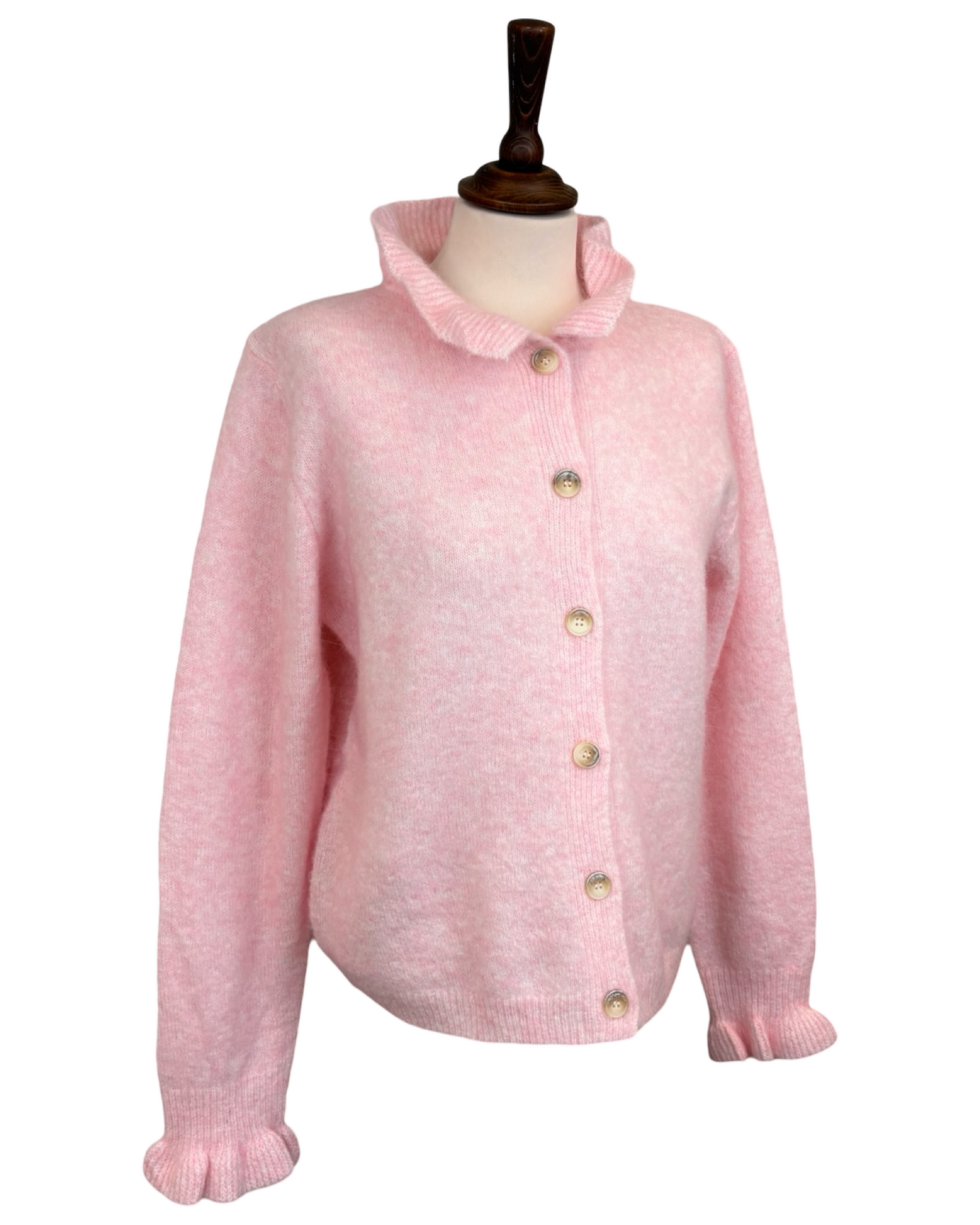 Veronica Frill Collar Cardigan