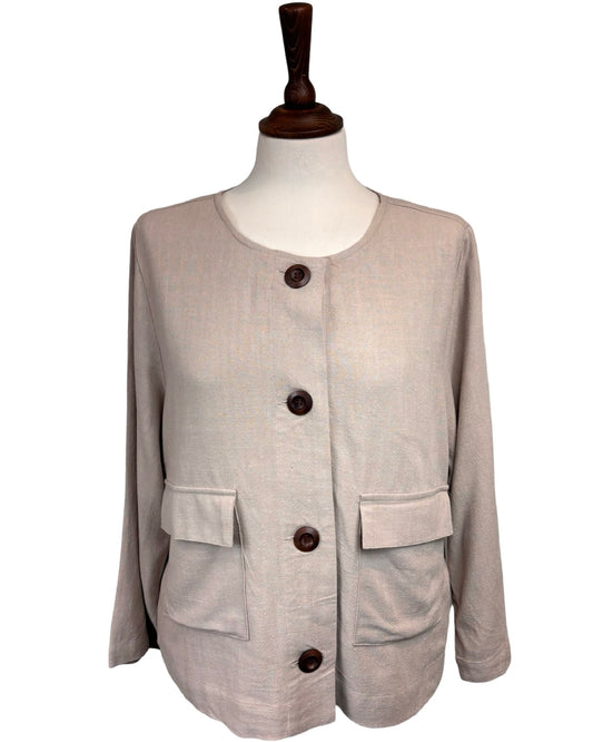 Alicia Line Front Pockets Jacket