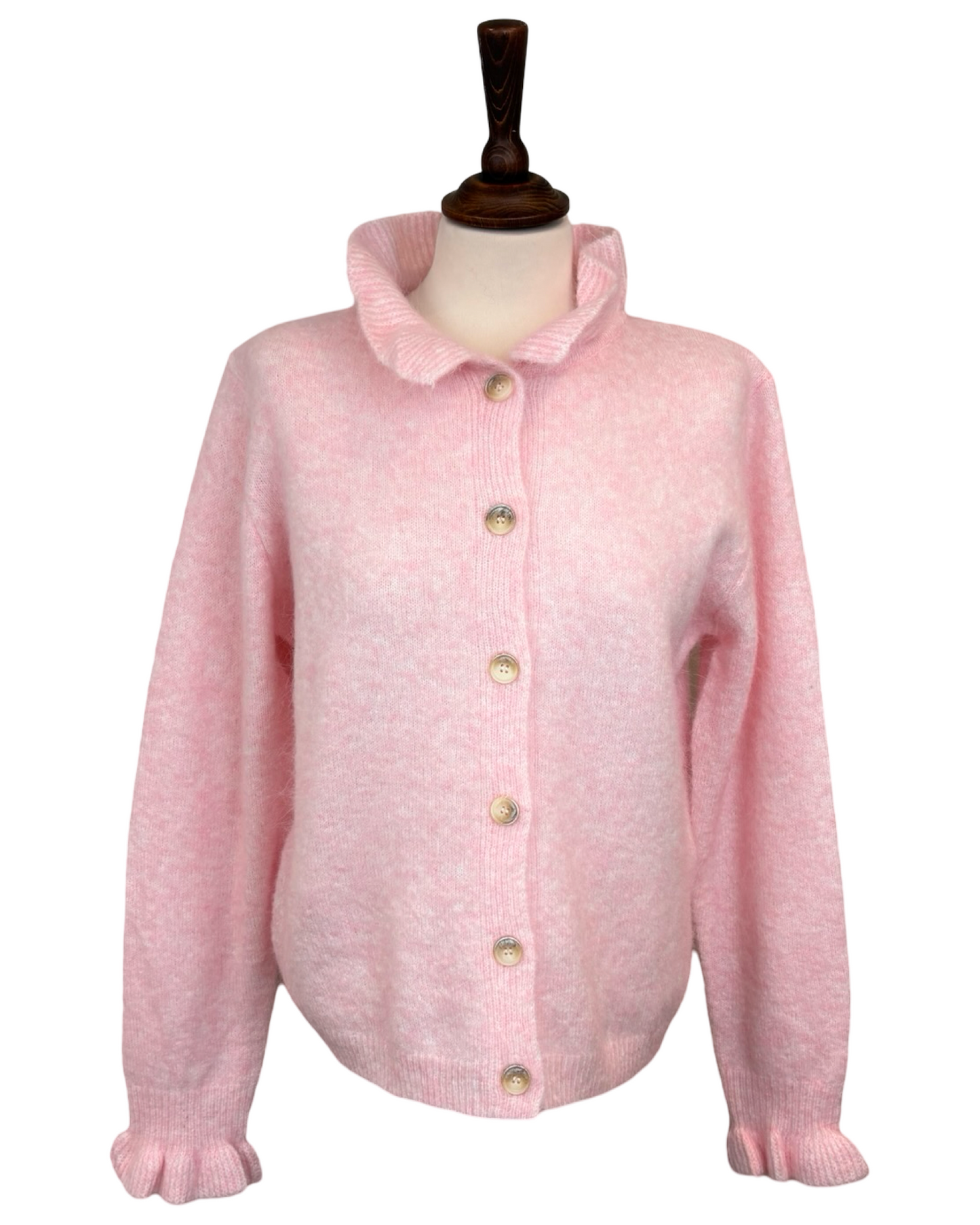 Veronica Frill Collar Cardigan