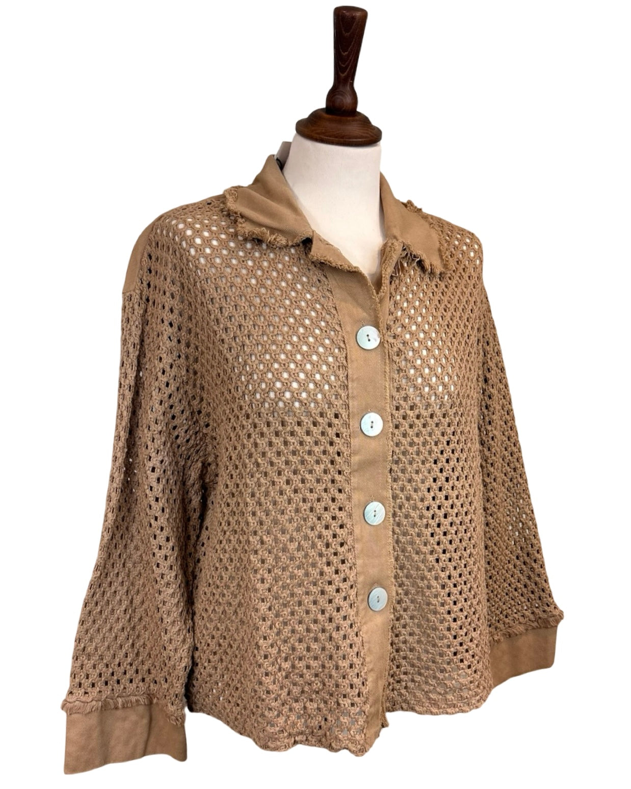 Marina Open Knit Jacket