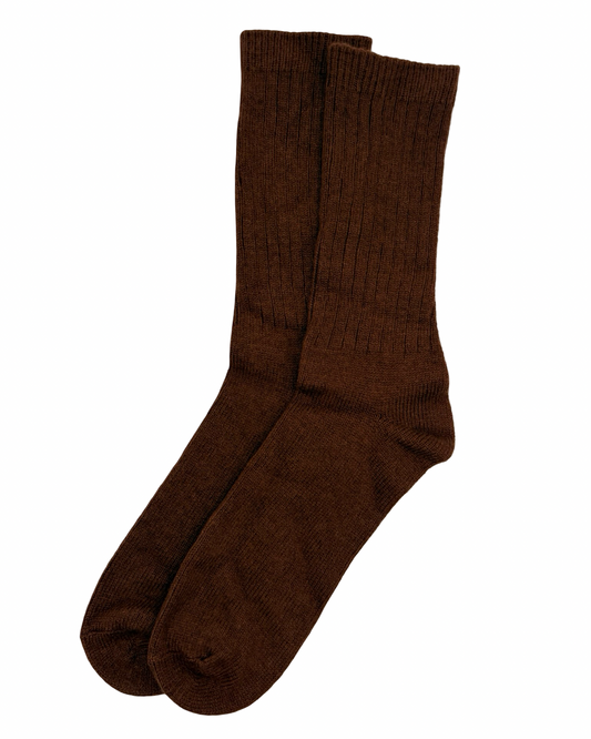 Slubs Wool Mix Socks