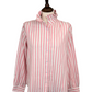 Cleo Ruffle Collar Stripe Shirt