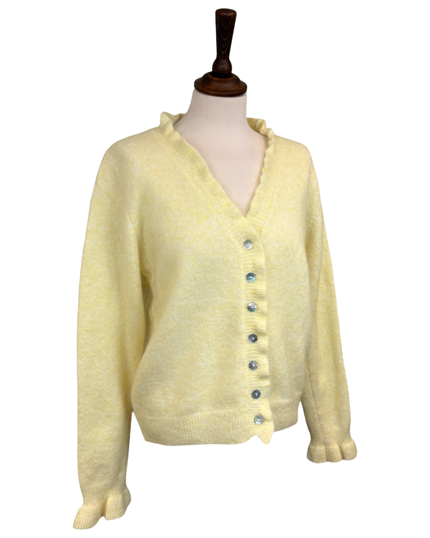 Althea Frill V Neck Cardigan