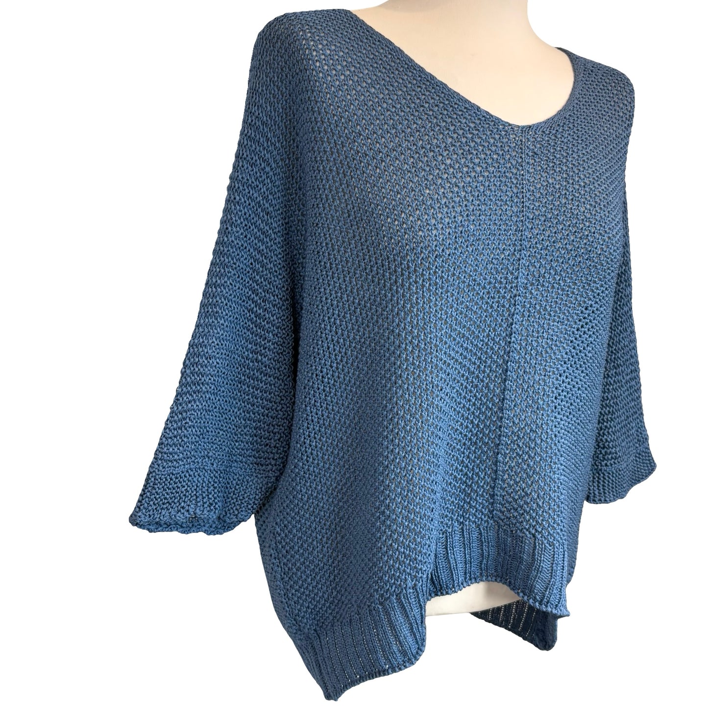 Elsie Mesh Three Quarter Sleeve Top