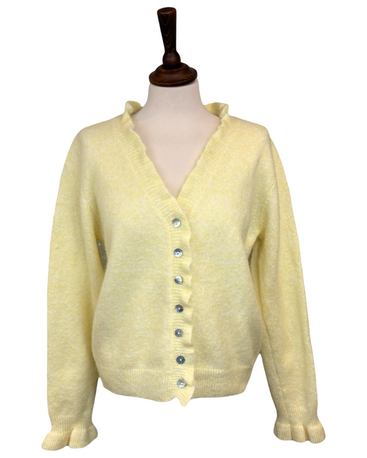 Althea Frill V Neck Cardigan