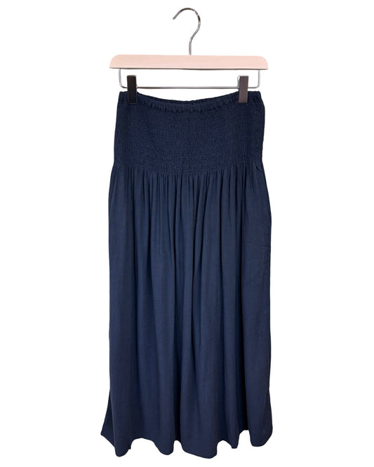 Andrea Shirred Waist Maxi Skirt