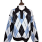 Ettie Collared Argyle Jumper