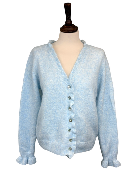 Althea Frill V Neck Cardigan