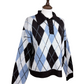 Ettie Collared Argyle Jumper