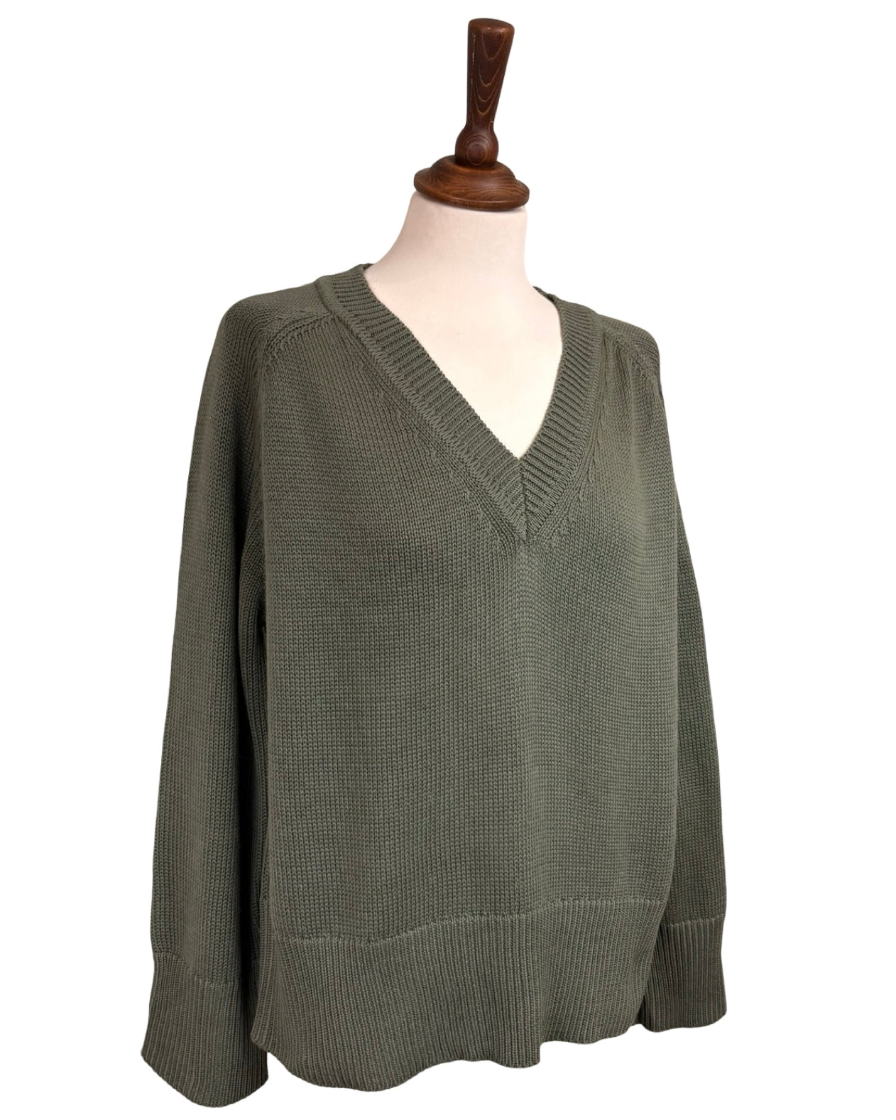 Lyla Ribbed V Neck Knit Jumper