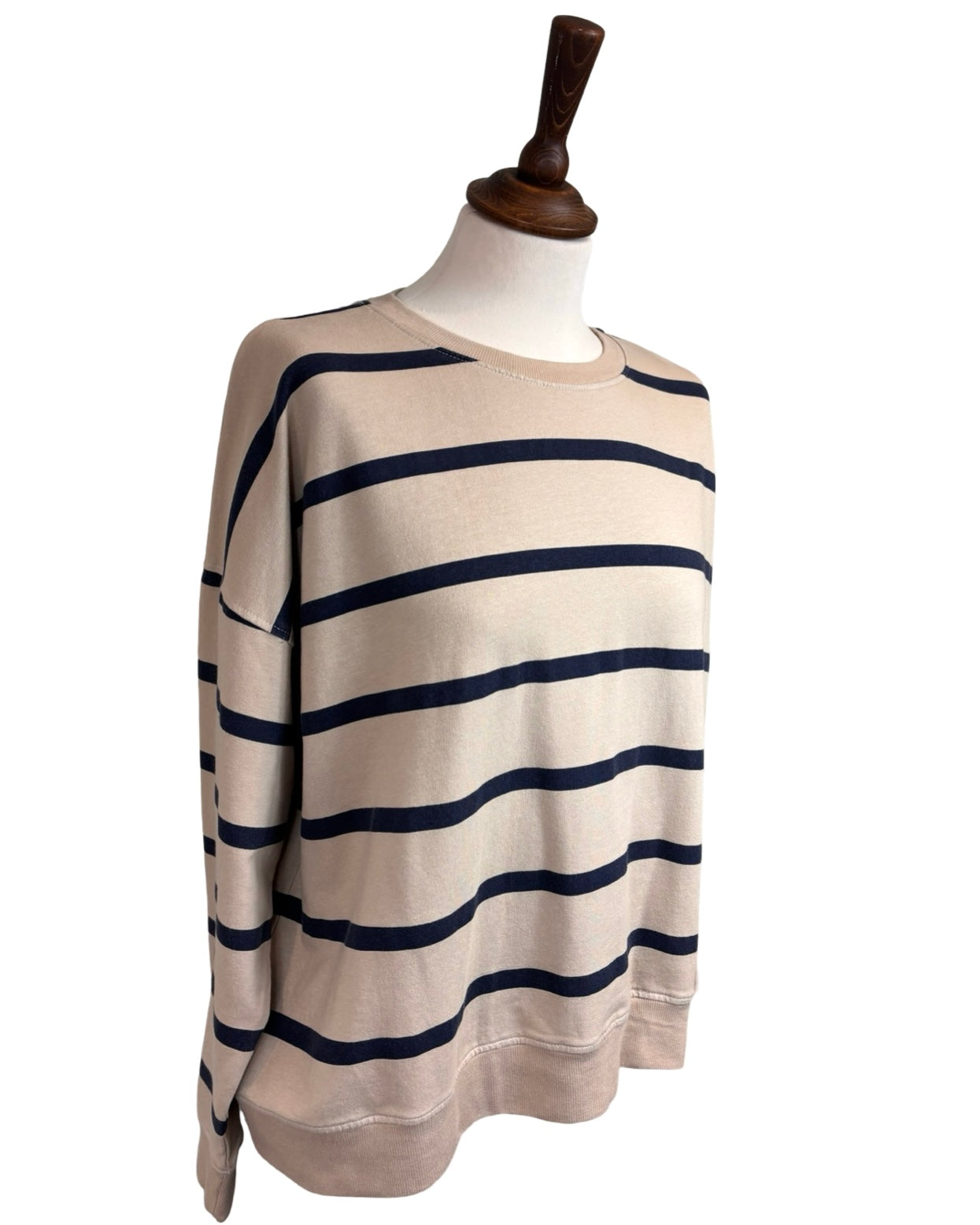 Adriana Stripe Sweatshirt