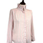 Amelie Ruffle Collar Stripe Shirt
