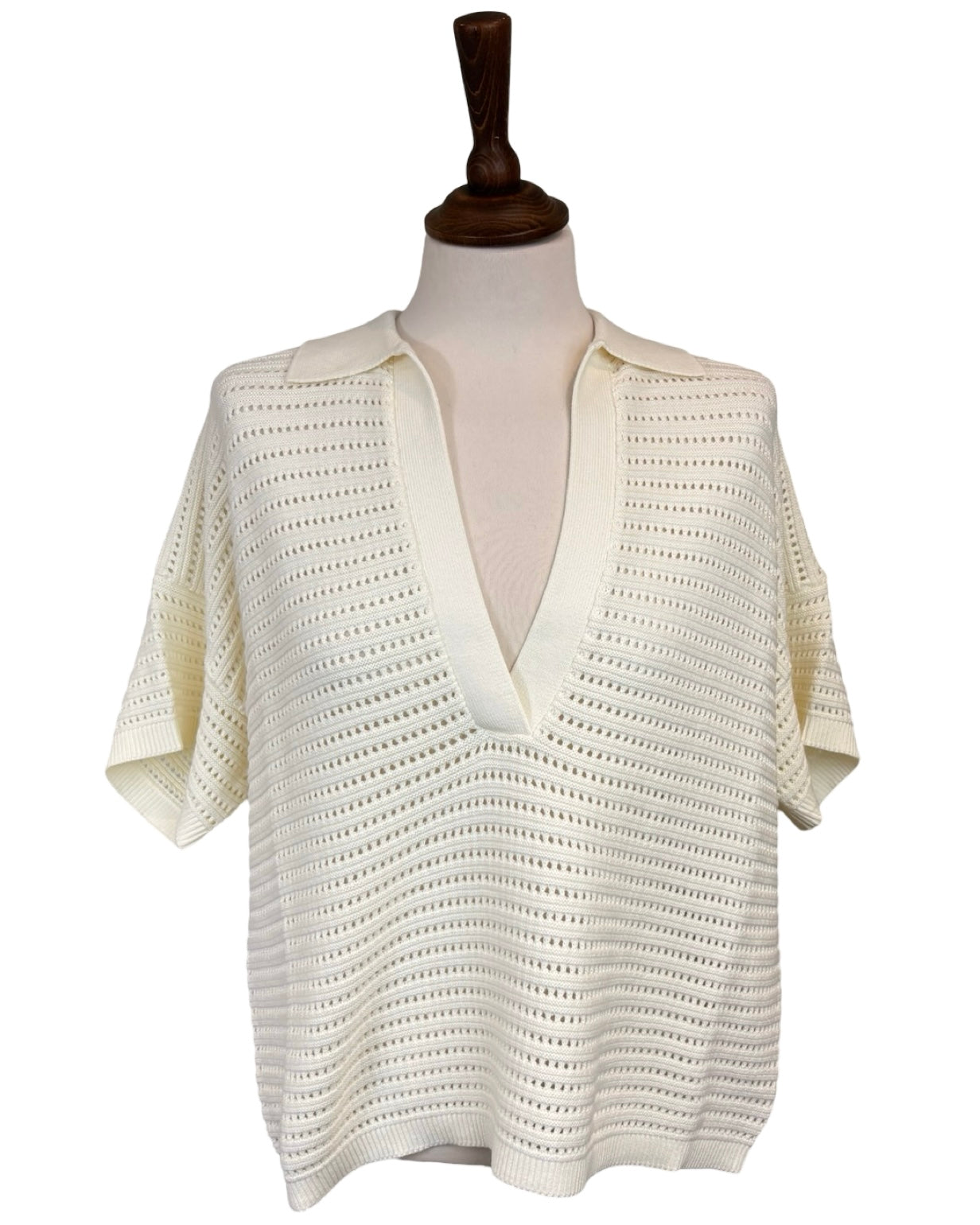 Harley Open Knit T Shirt