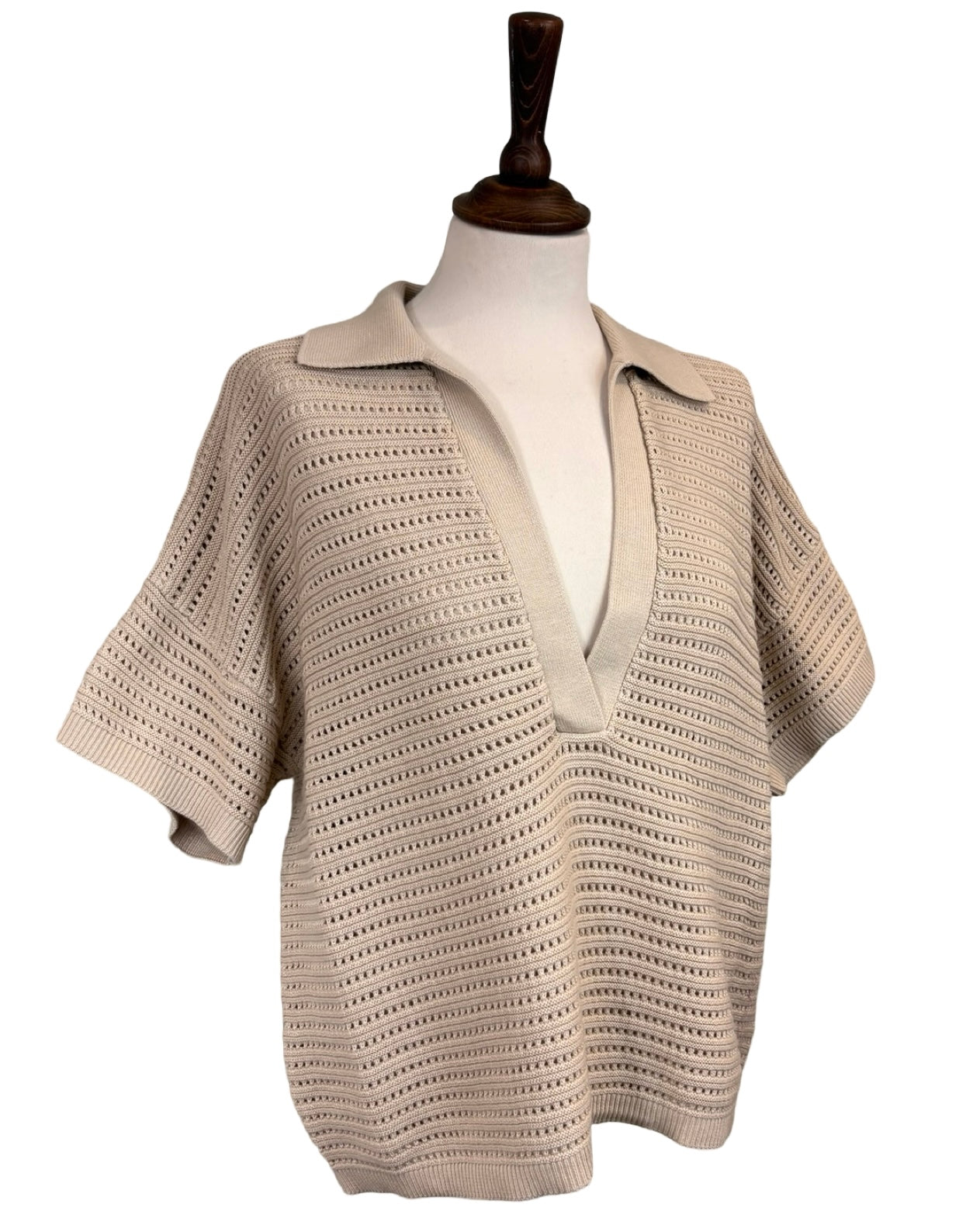 Harley Open Knit T Shirt
