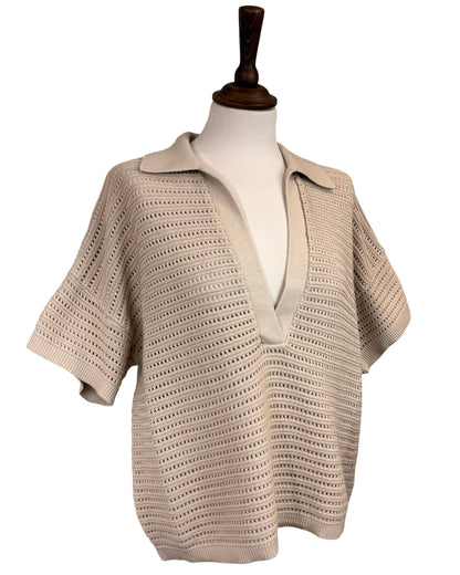 Harley Open Knit T Shirt