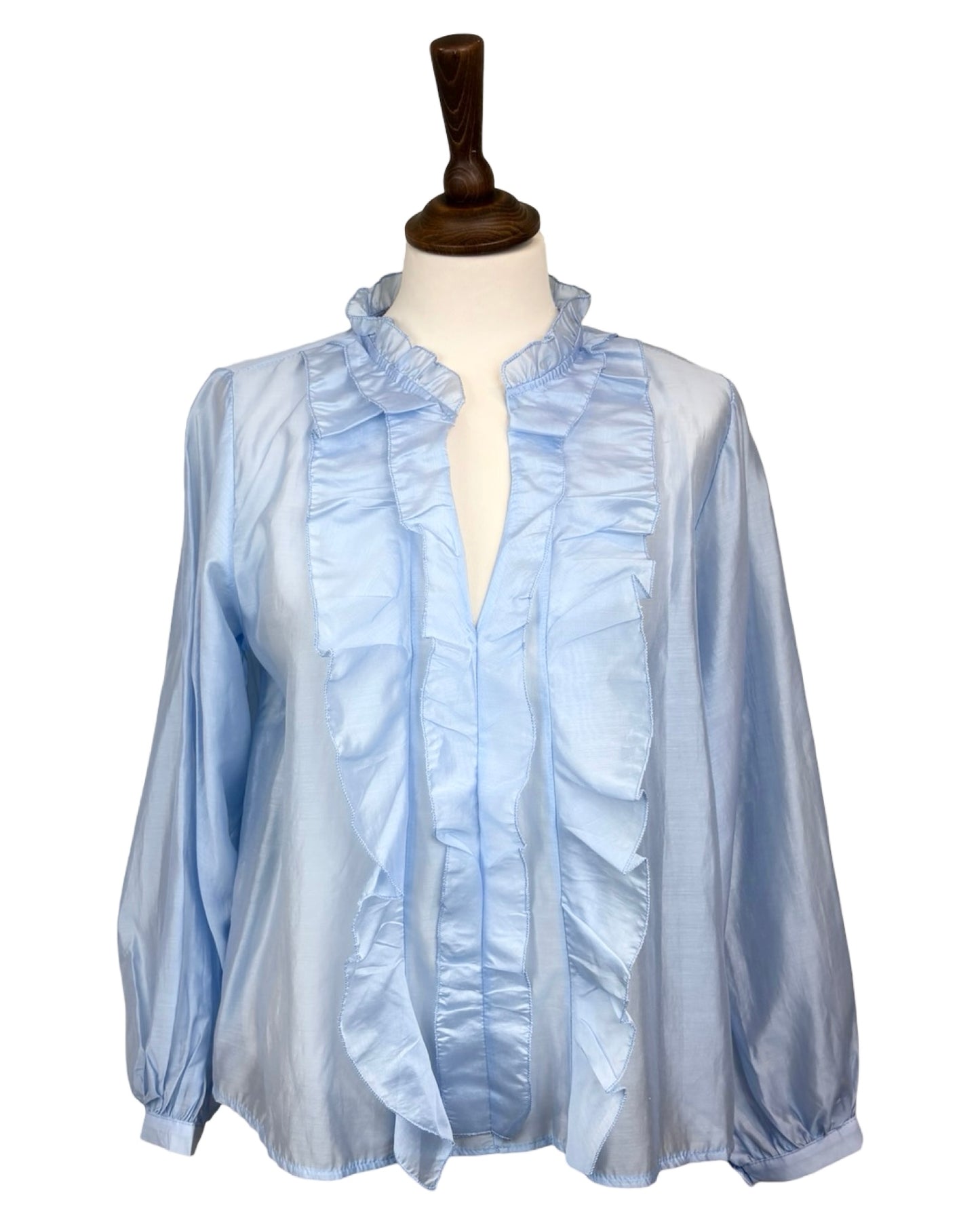 Maisie Ruffle Sheer Blouse