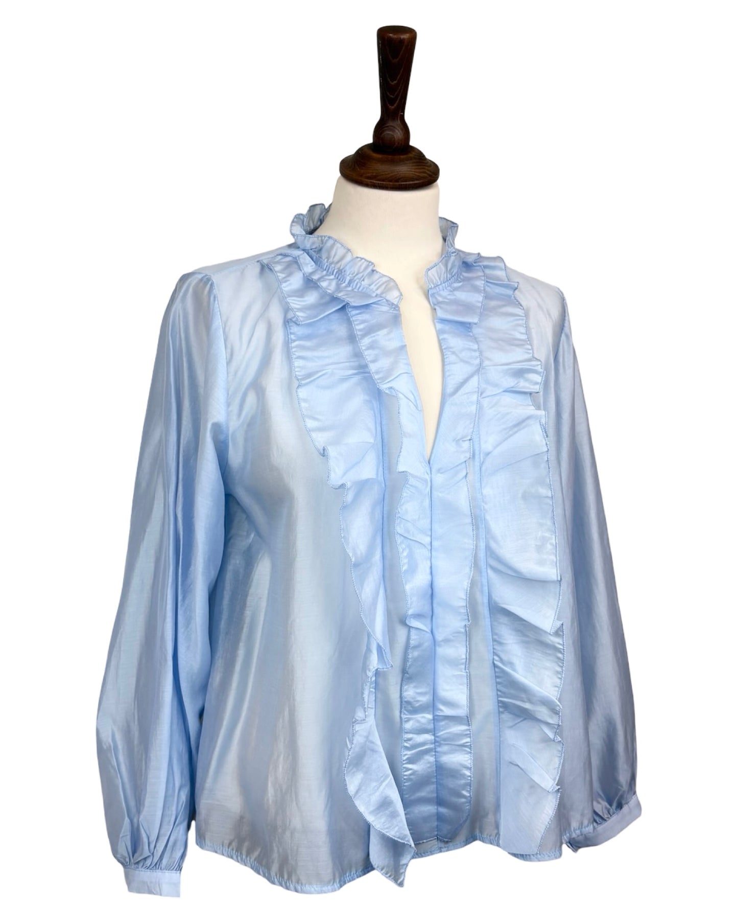 Maisie Ruffle Sheer Blouse