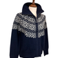 Eleanor Fairisle Zip Up Jumper