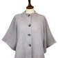 Charlie Button Front Cape Jacket