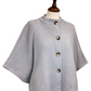 Charlie Button Front Cape Jacket