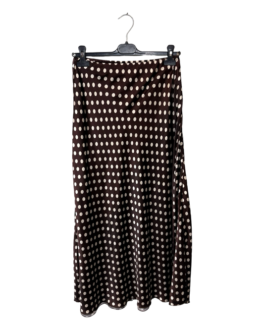 Nadia Spot Bias Skirt