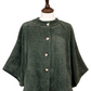 Charlie Button Front Cape Jacket