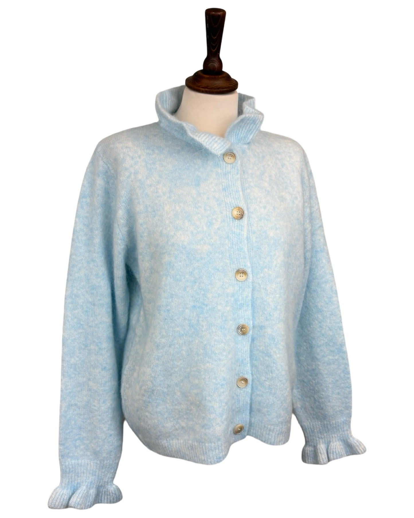 Veronica Frill Collar Cardigan