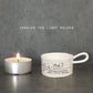 Porcelain Tea Light Holder - "Anything is possible"