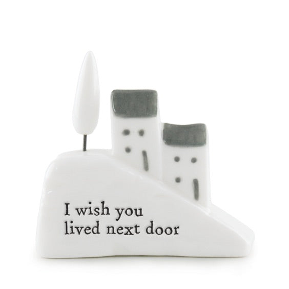 Porcelain house in a box