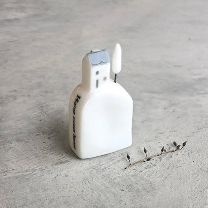 Porcelain house in a box