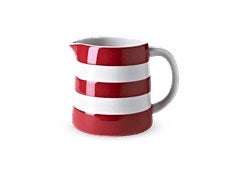 Cornishware Red Dreadnought Jug - Mini/Sml/Med/Lrg