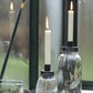 Glass Bottle Candle Holder Sml